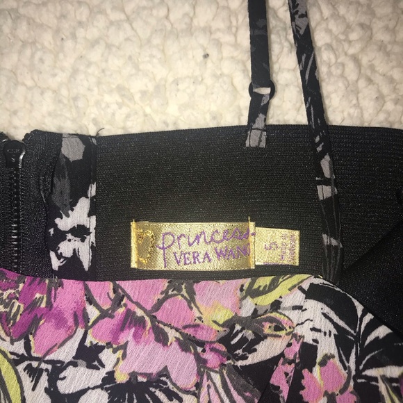 Princess Vera Wang Black Floral Dress - Picture 6 of 6